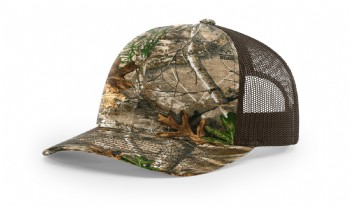 Richardson Printed Trucker Cap - Realtree Edge/Brown